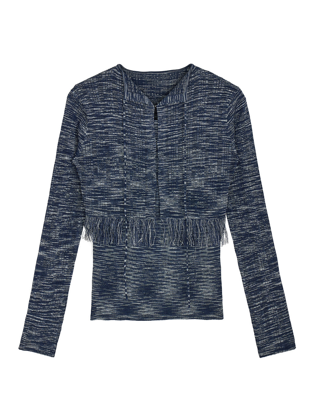 FRINGE CARDIGAN WITH CAMISOLE