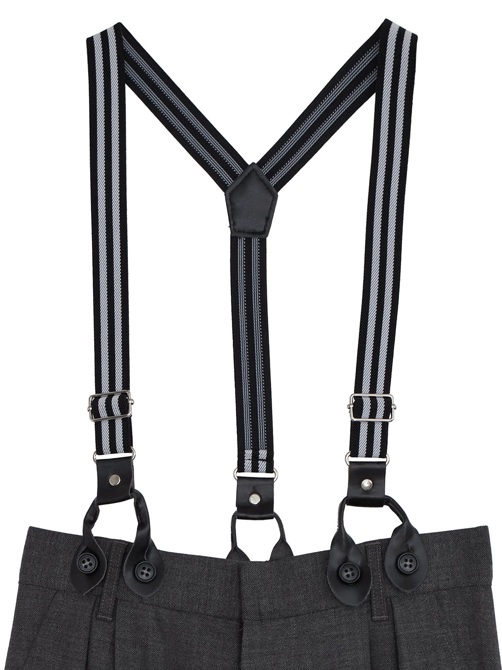 MANNISH BALLOON SUSPENDERS PANTS