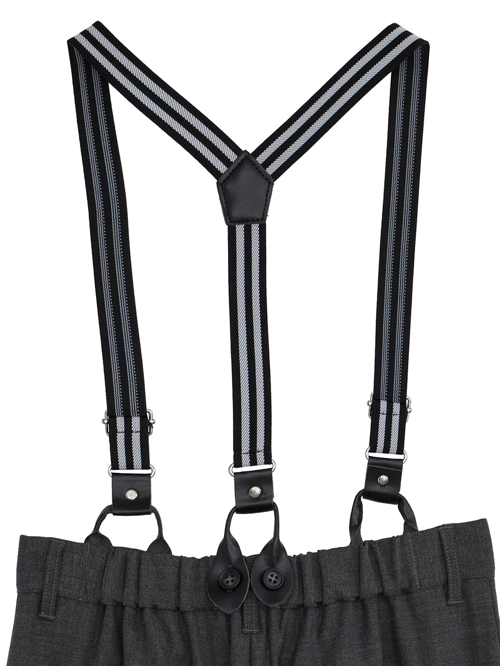 MANNISH BALLOON SUSPENDERS PANTS