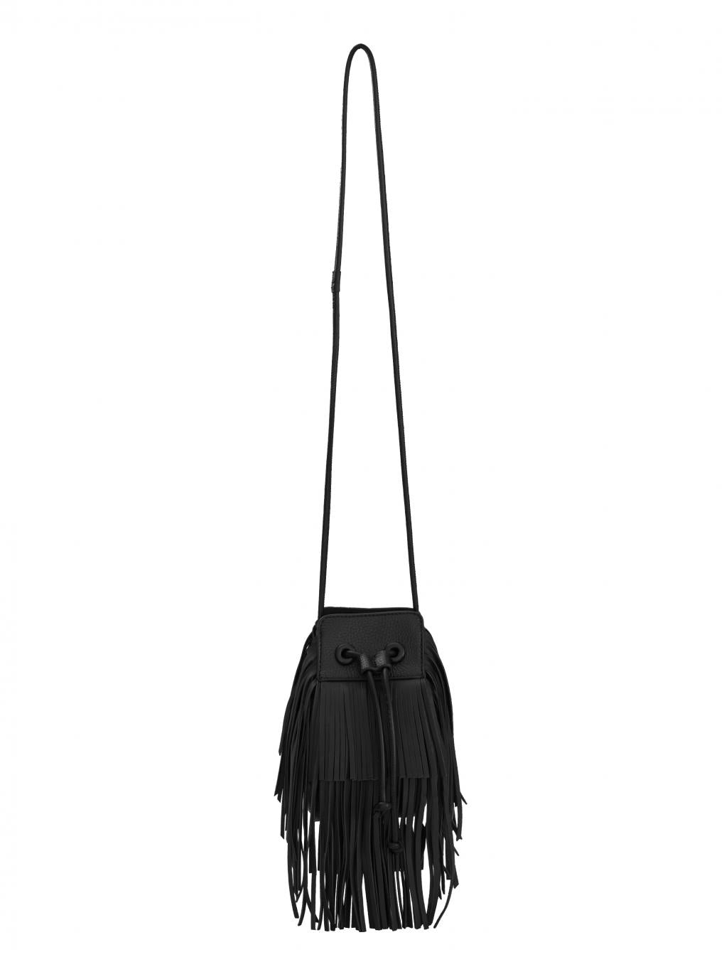 FRINGE POUCH SHOULDER BAG