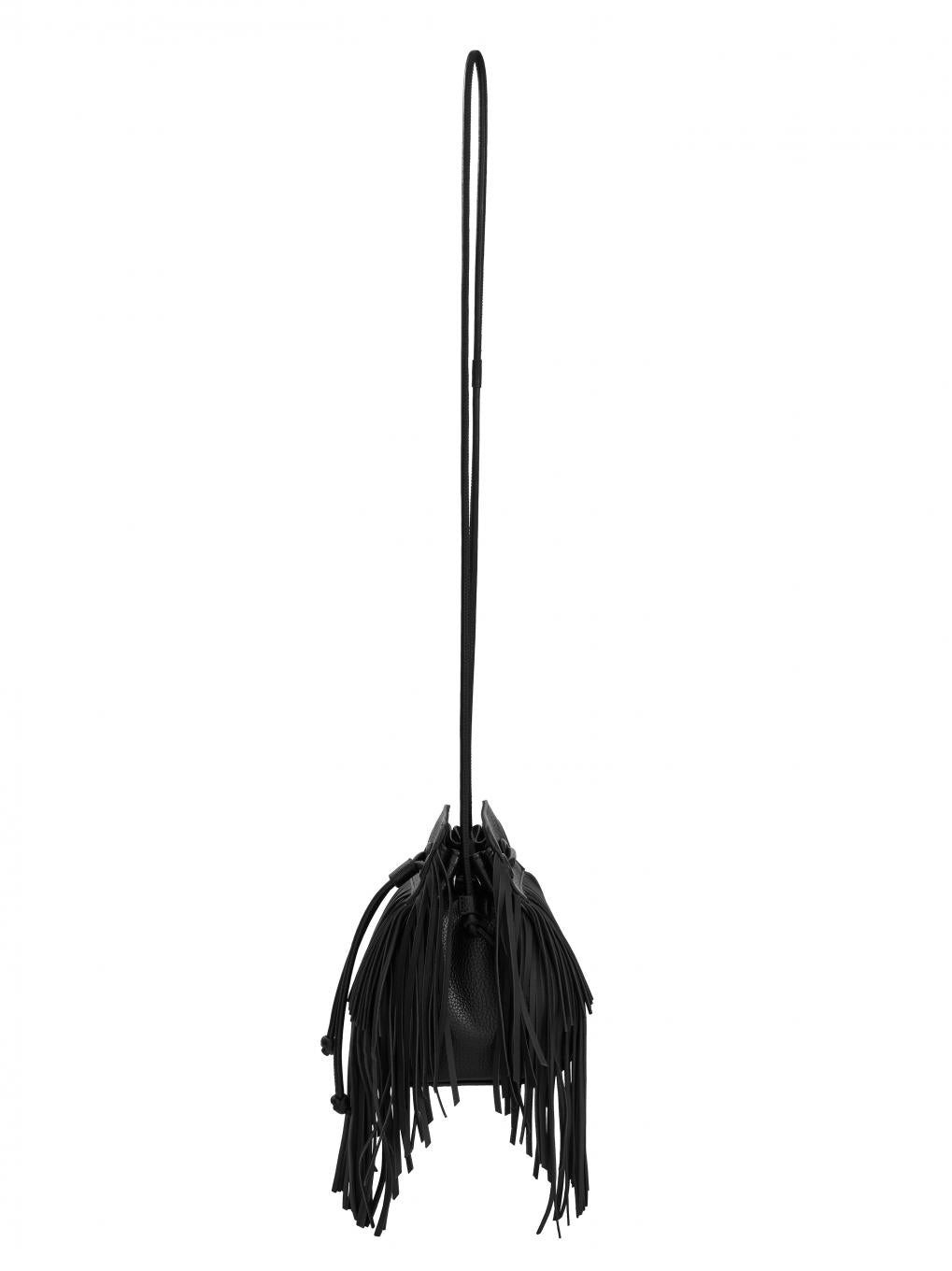 FRINGE POUCH SHOULDER BAG