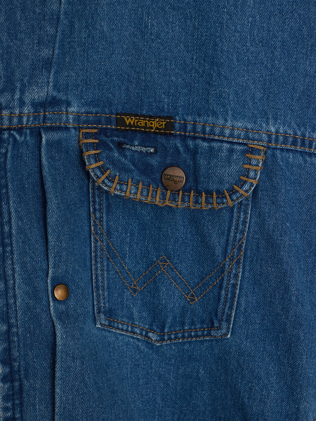Wrangler×Ameri BLANKET STITCH DENIM JACKET