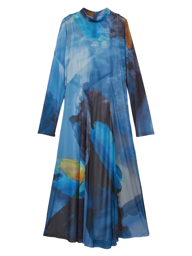 ELIZABETH STAINED GLASS SHEER DRESS