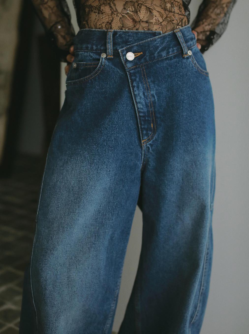 OVER WAIST SWITCHING DENIM