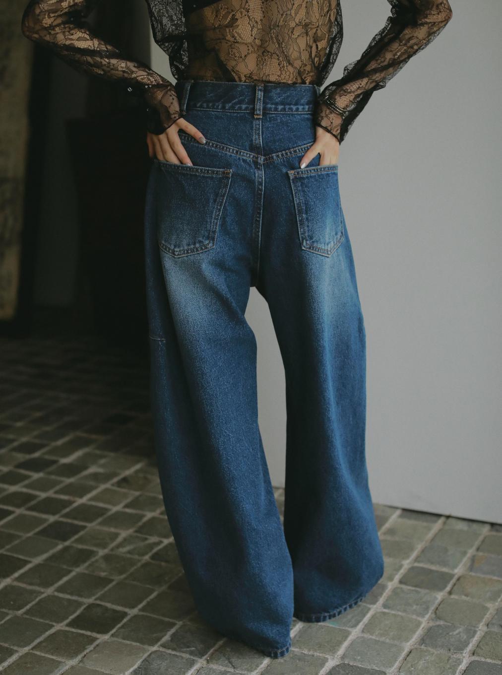 OVER WAIST SWITCHING DENIM