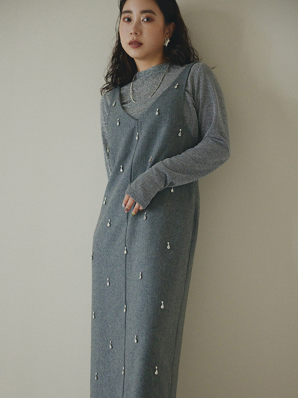 UND ELSA BIJOU WOOL DRESS