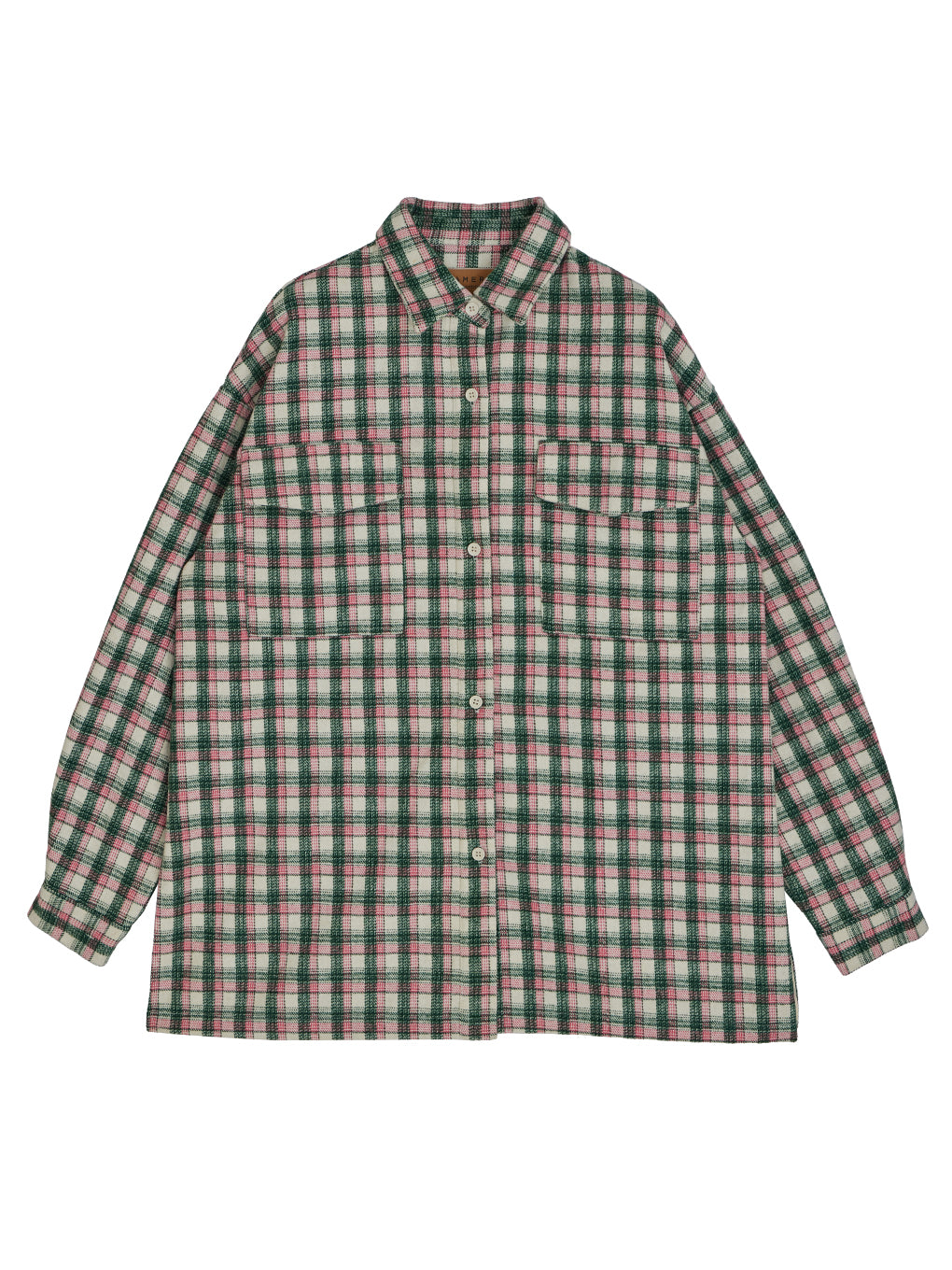 UND CHECK WOOL OVER SHIRT