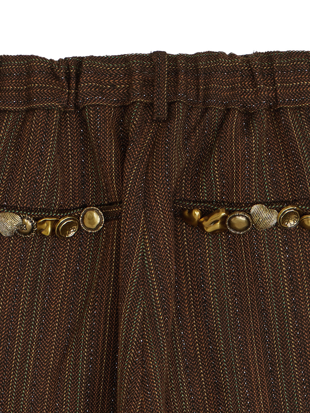 UND MANY MOTIF BUTTON PANTS