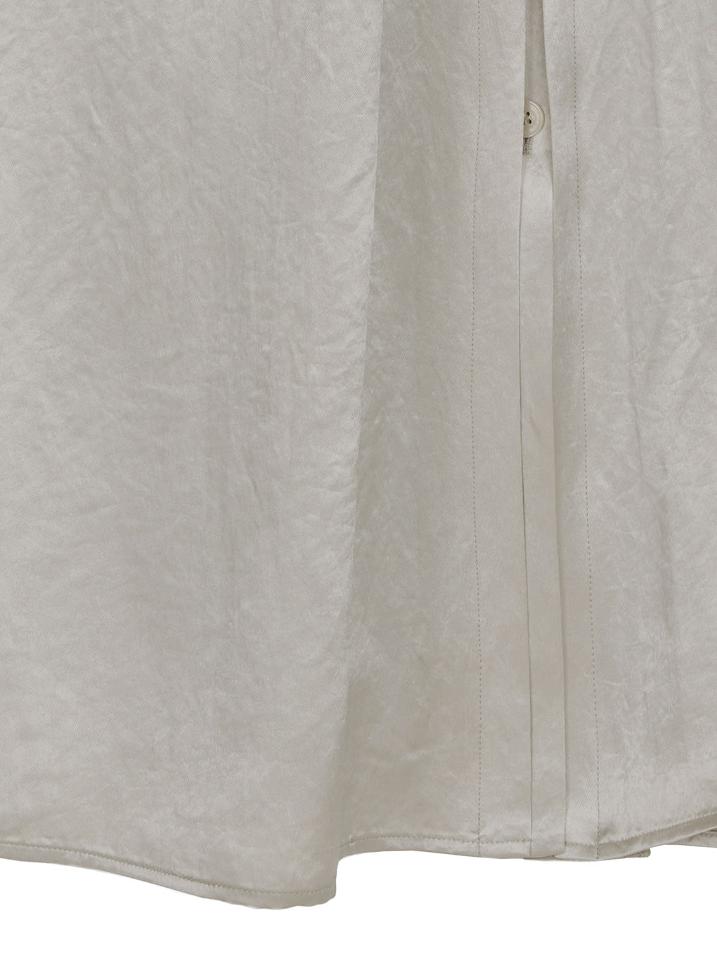 HEAVY SATIN ASYMMETRY TACK SKIRT