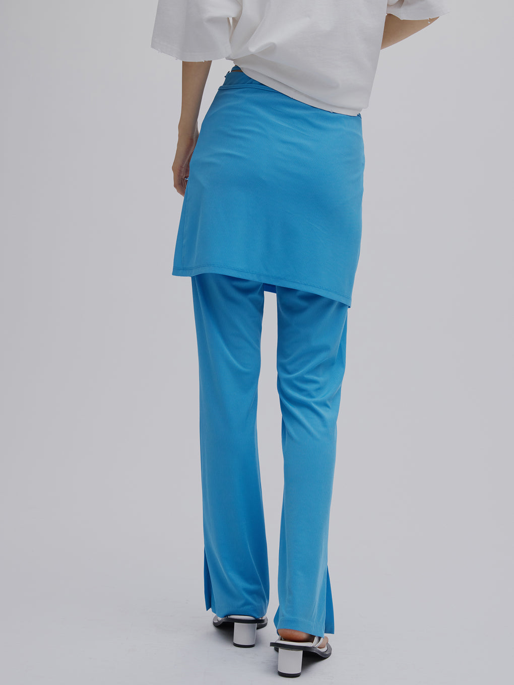 WRAP BELT SET RIB PANTS