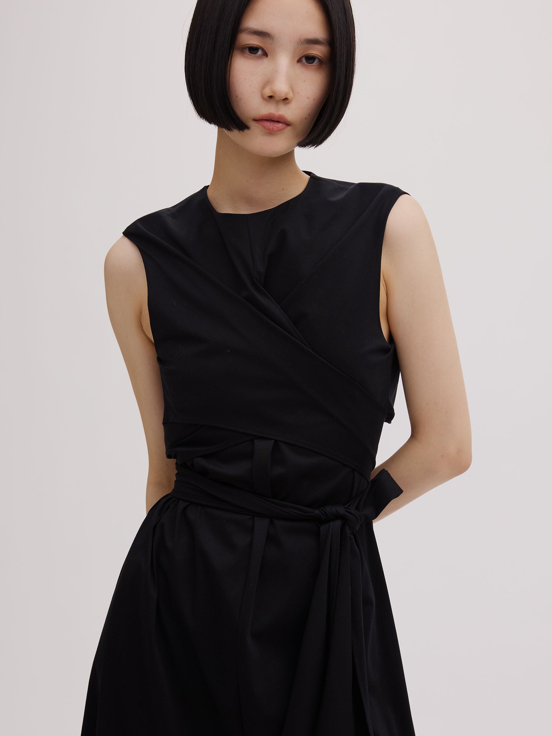 MEDI WASHABLE WAIST ROLL DRESS