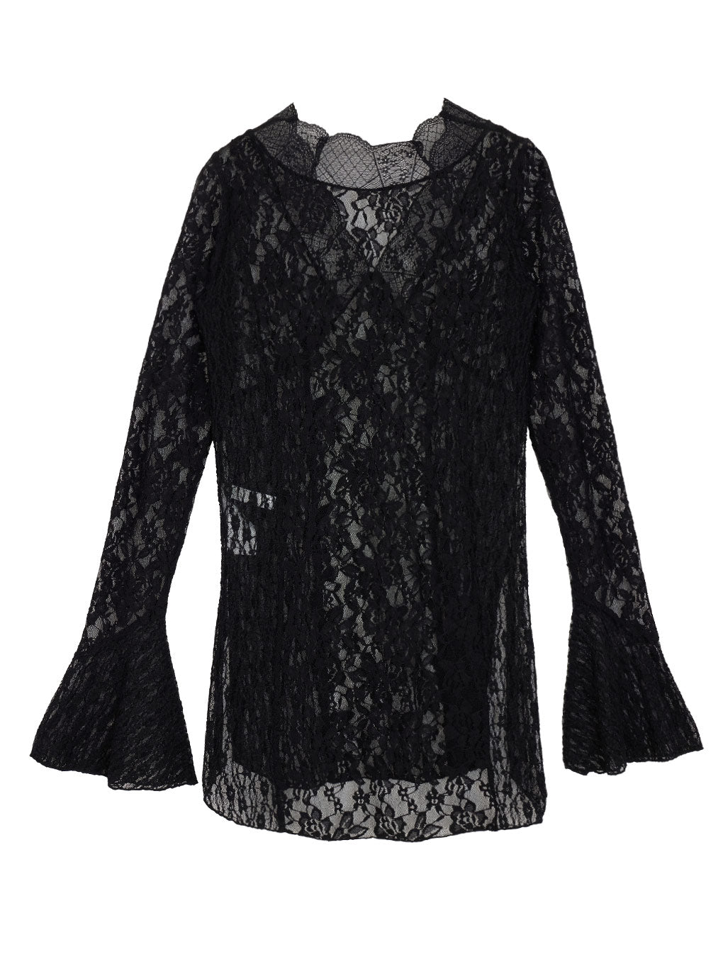 COMBINATION LACE TOP