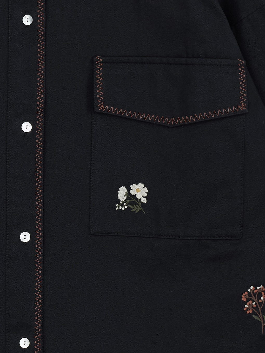 SMALL FLOWER OVER SHIRT