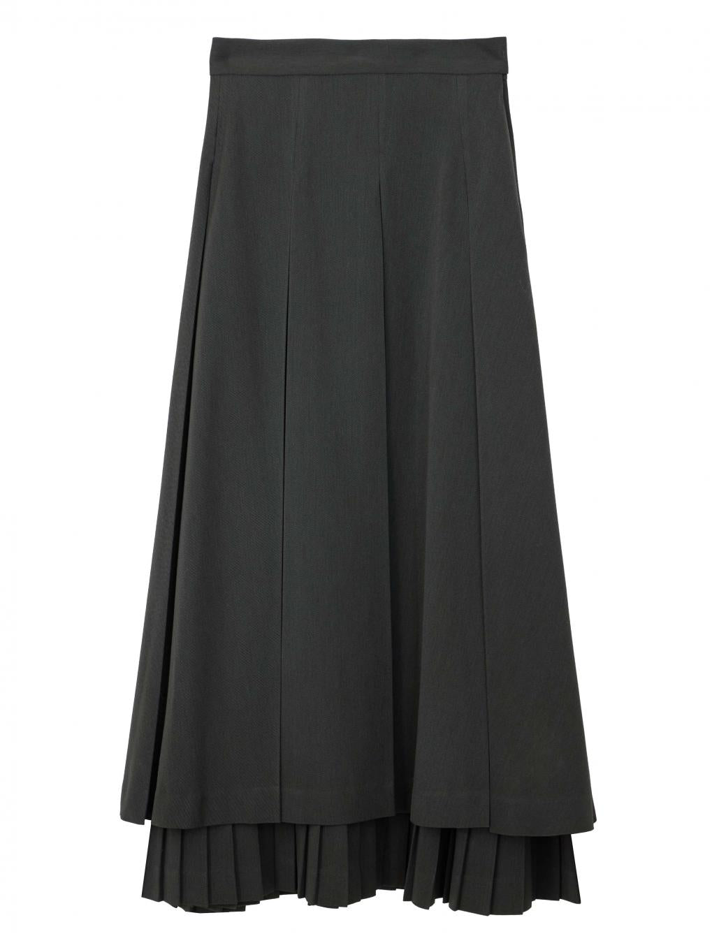 PLEATS LAYERED PLEATS SKIRT