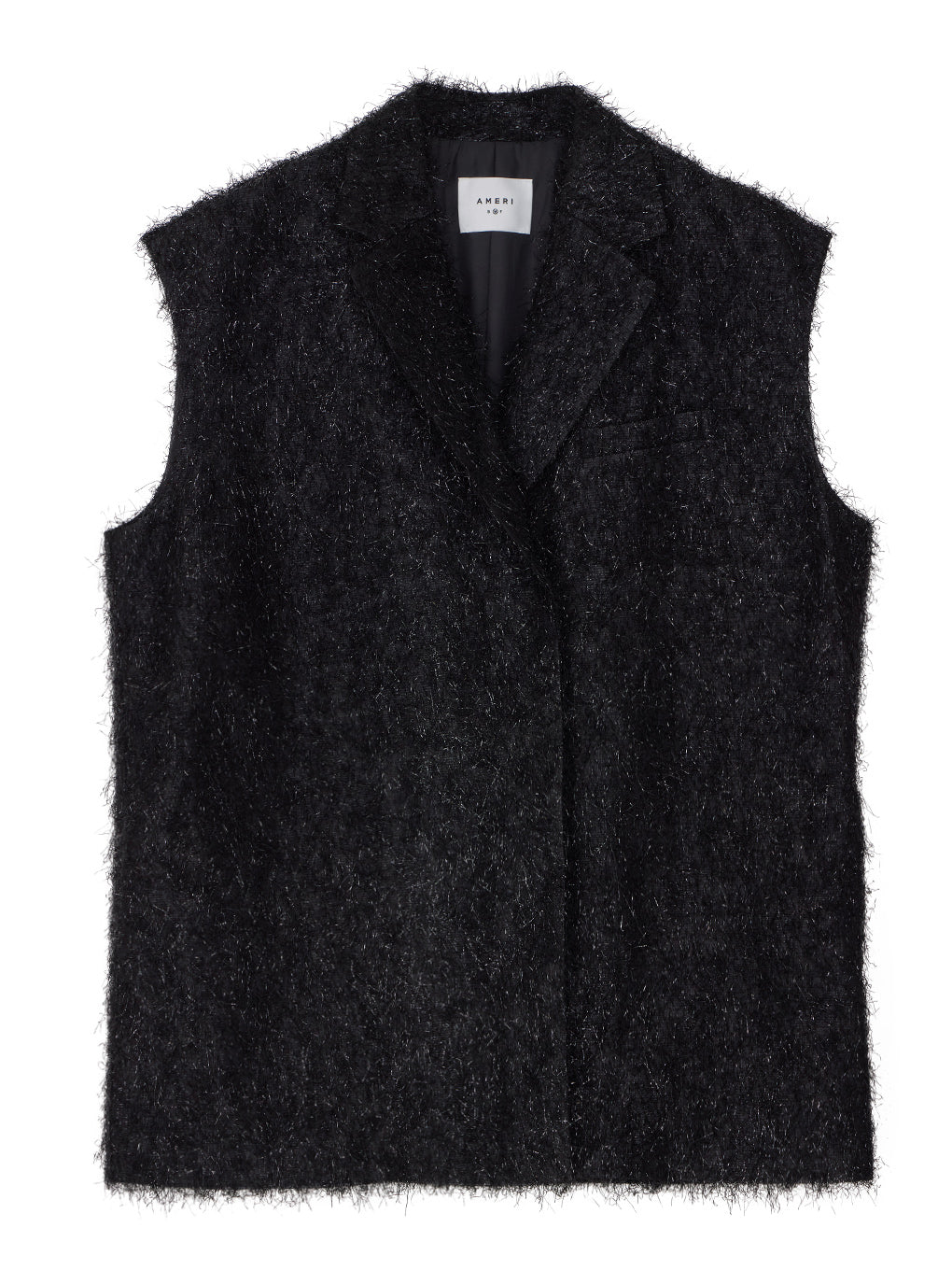 FLUFFY UTILITY VEST WITH DRESS