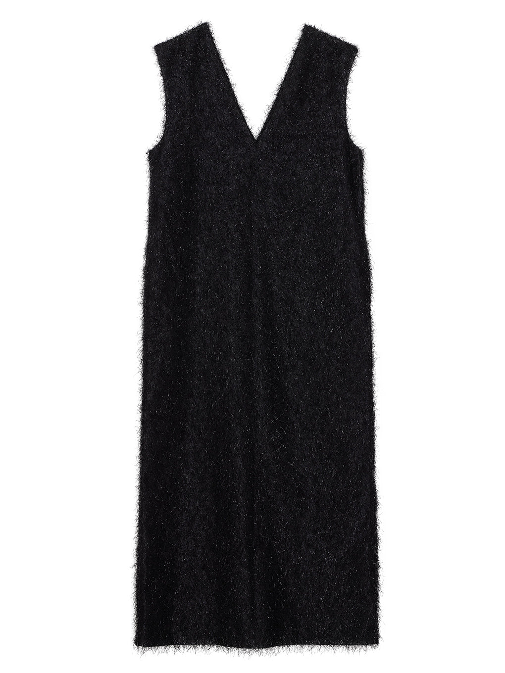 FLUFFY UTILITY VEST WITH DRESS