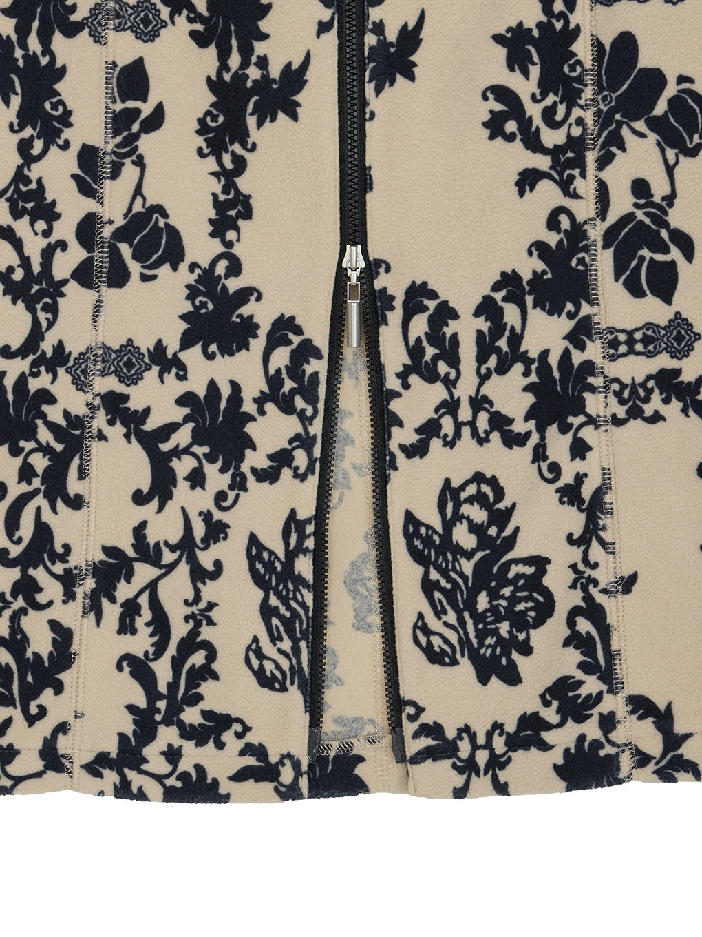 ZIP SLIT FLEECE SKIRT