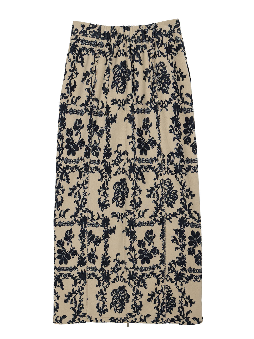ZIP SLIT FLEECE SKIRT