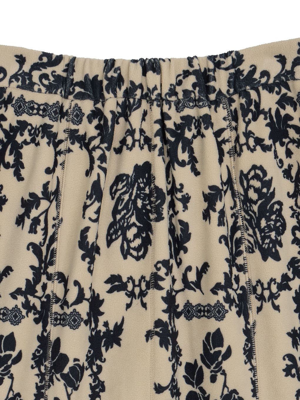 ZIP SLIT FLEECE SKIRT