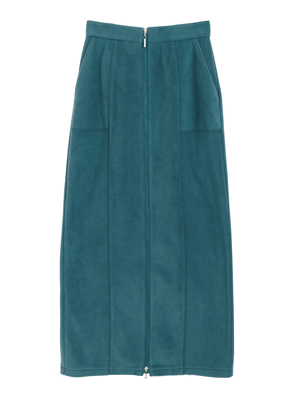 ZIP SLIT FLEECE SKIRT