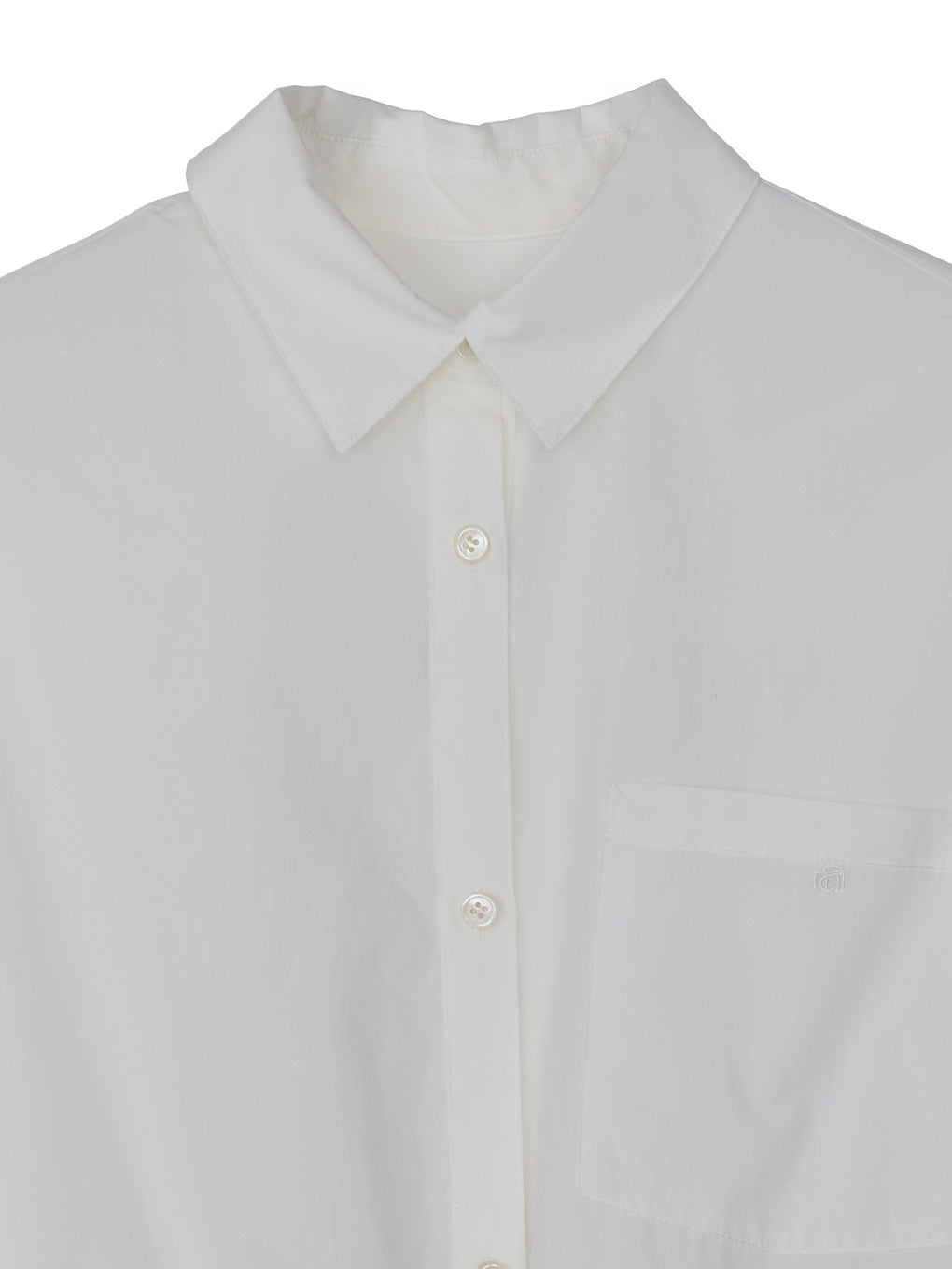 VOLUME SLEEVE DRAWSTRING SHIRT