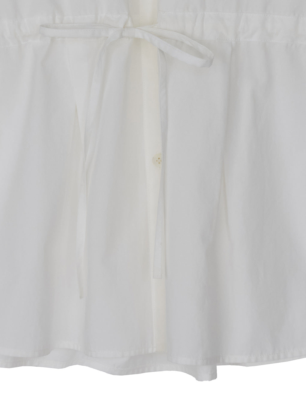 VOLUME SLEEVE DRAWSTRING SHIRT