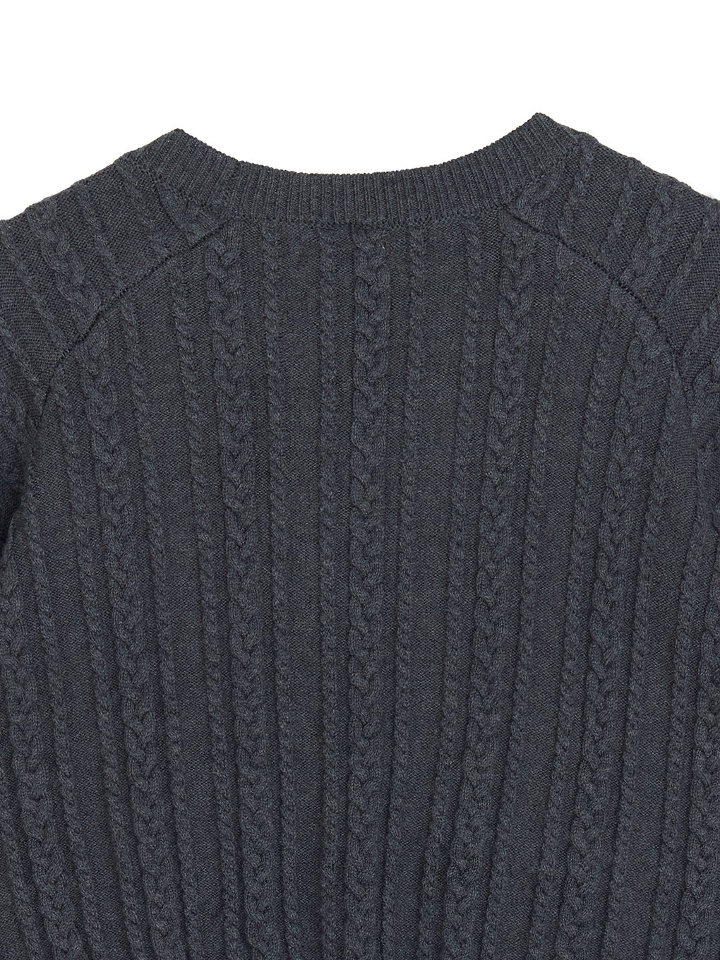 CABLE KNIT DOCKING SHIRT TOP