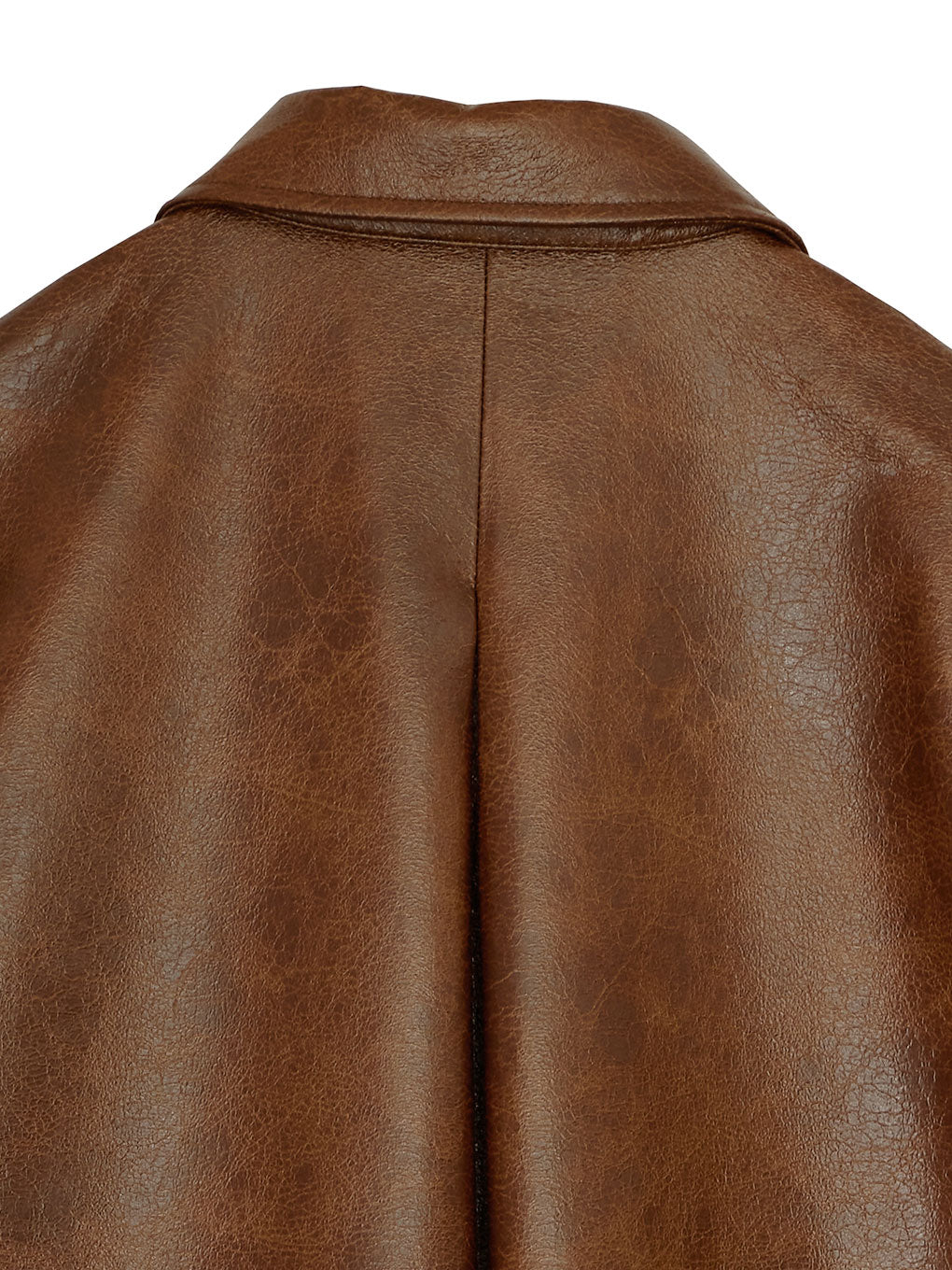 CRASH FAKE LEATHER COAT