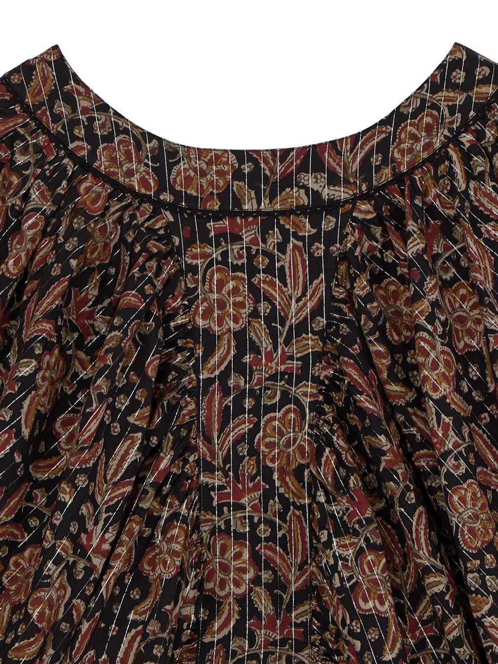 INDIA PRINT TURN OVER BLOUSE