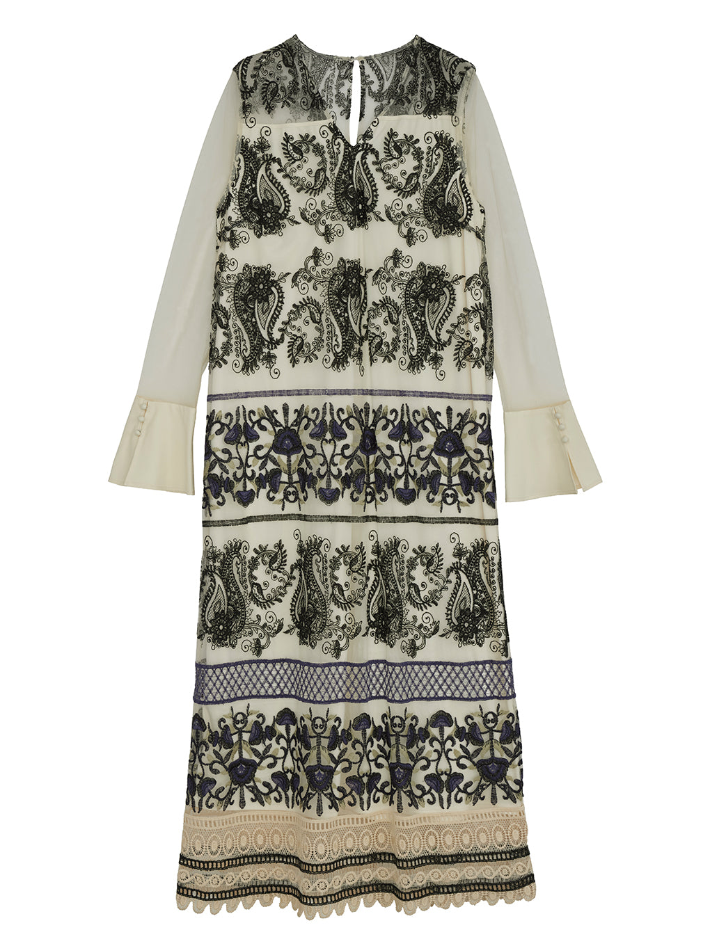 PAISLEY EMBROIDERY DRESS