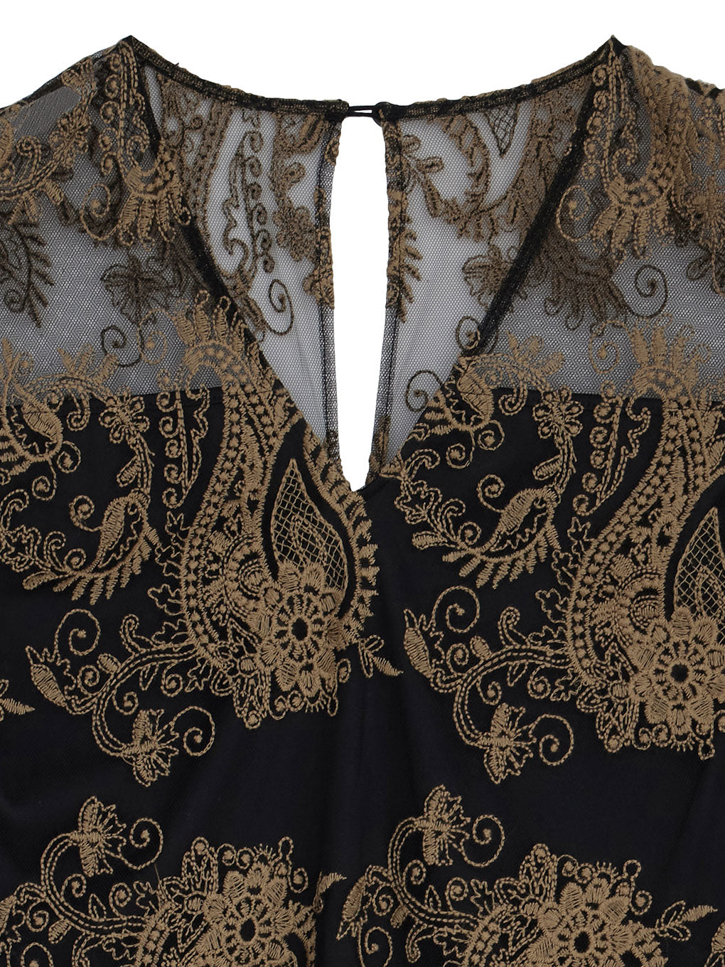 PAISLEY EMBROIDERY DRESS