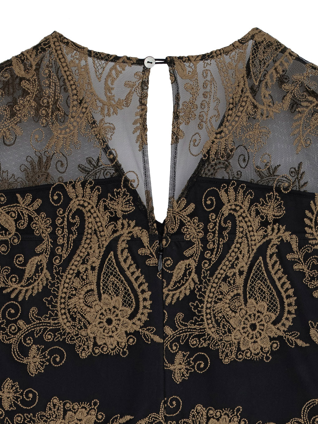 PAISLEY EMBROIDERY DRESS
