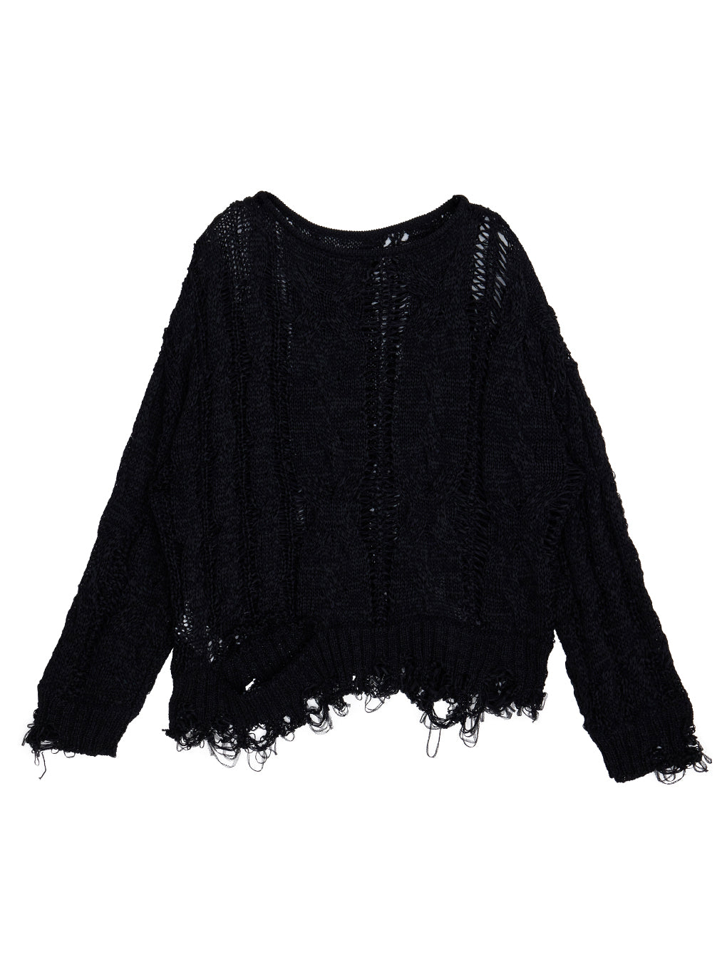 CABLE PATTERN DAMAGE LOOSE KNIT