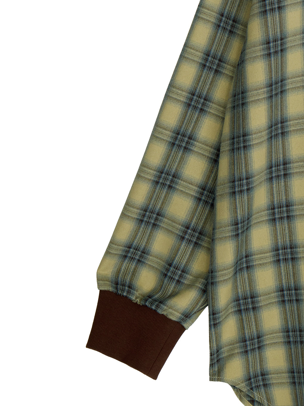 ZIP UP HOODIE CHECK SHIRT