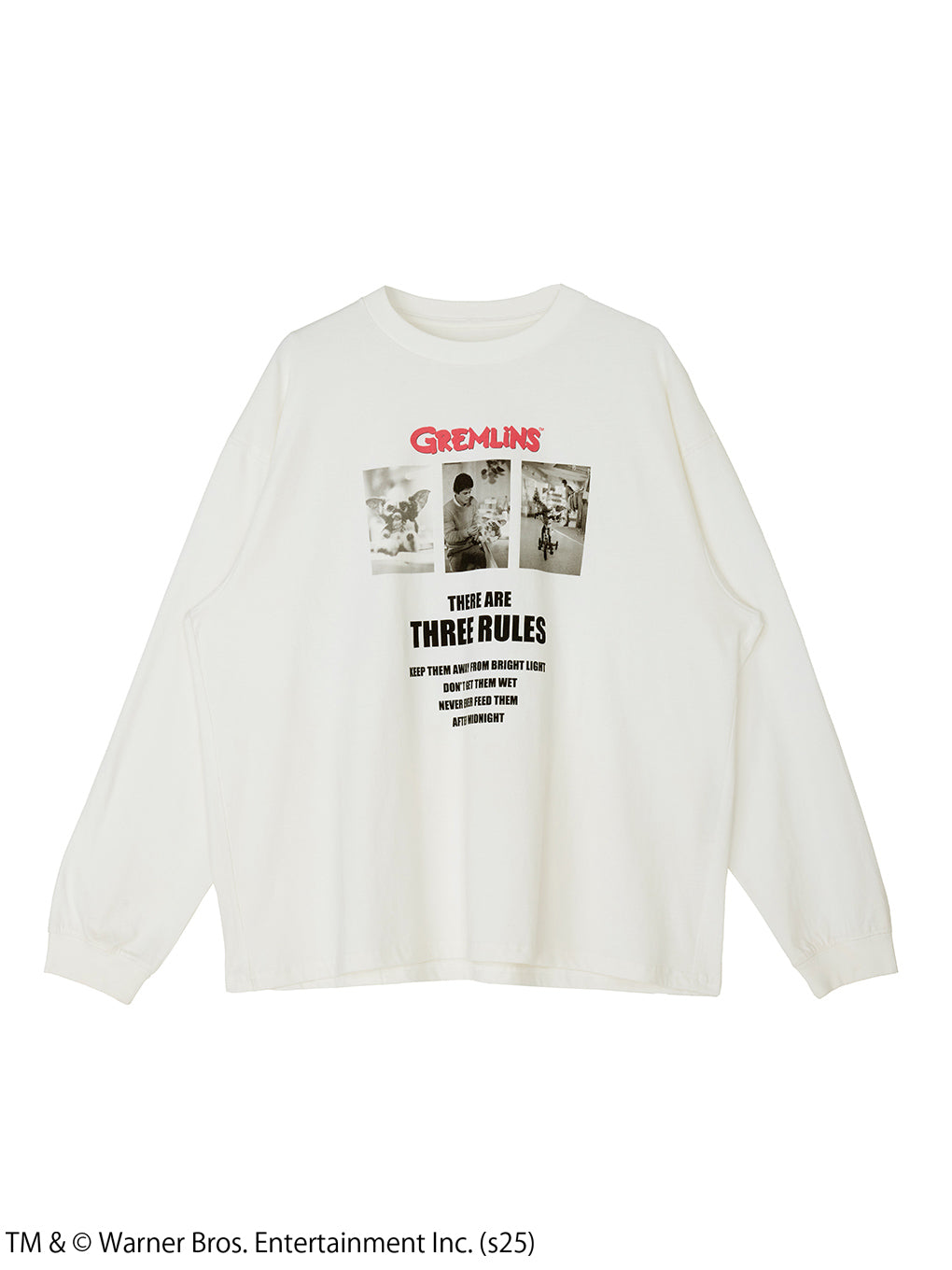 GREMLINS PHOTO PRINT LONG SLEEVE TOP