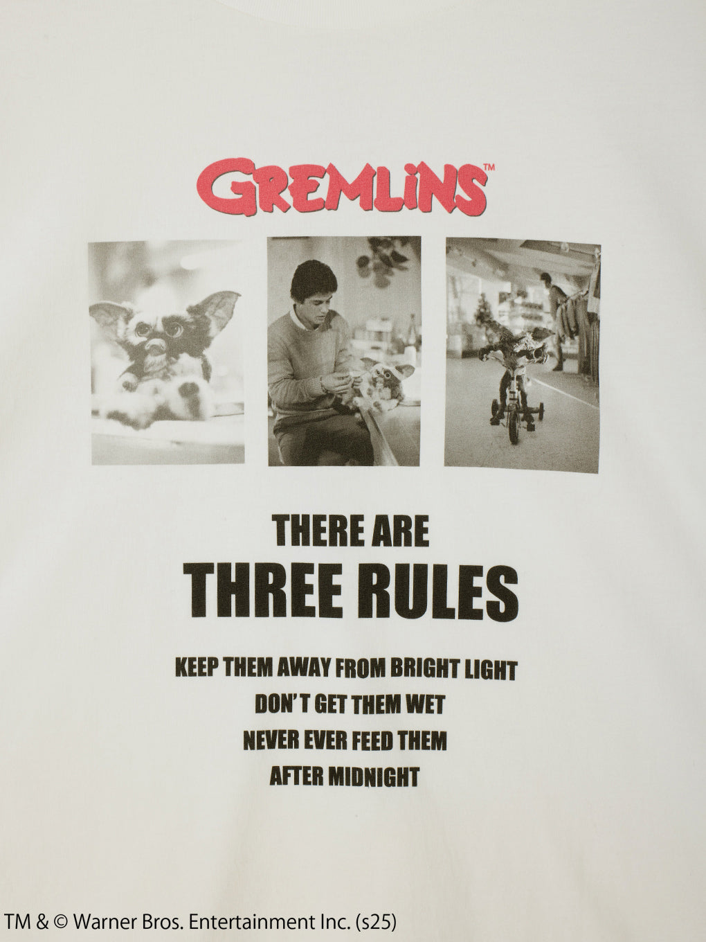 GREMLINS PHOTO PRINT LONG SLEEVE TOP
