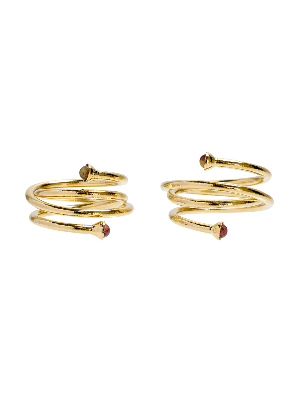Bijou R.I Stone Spiral Ring