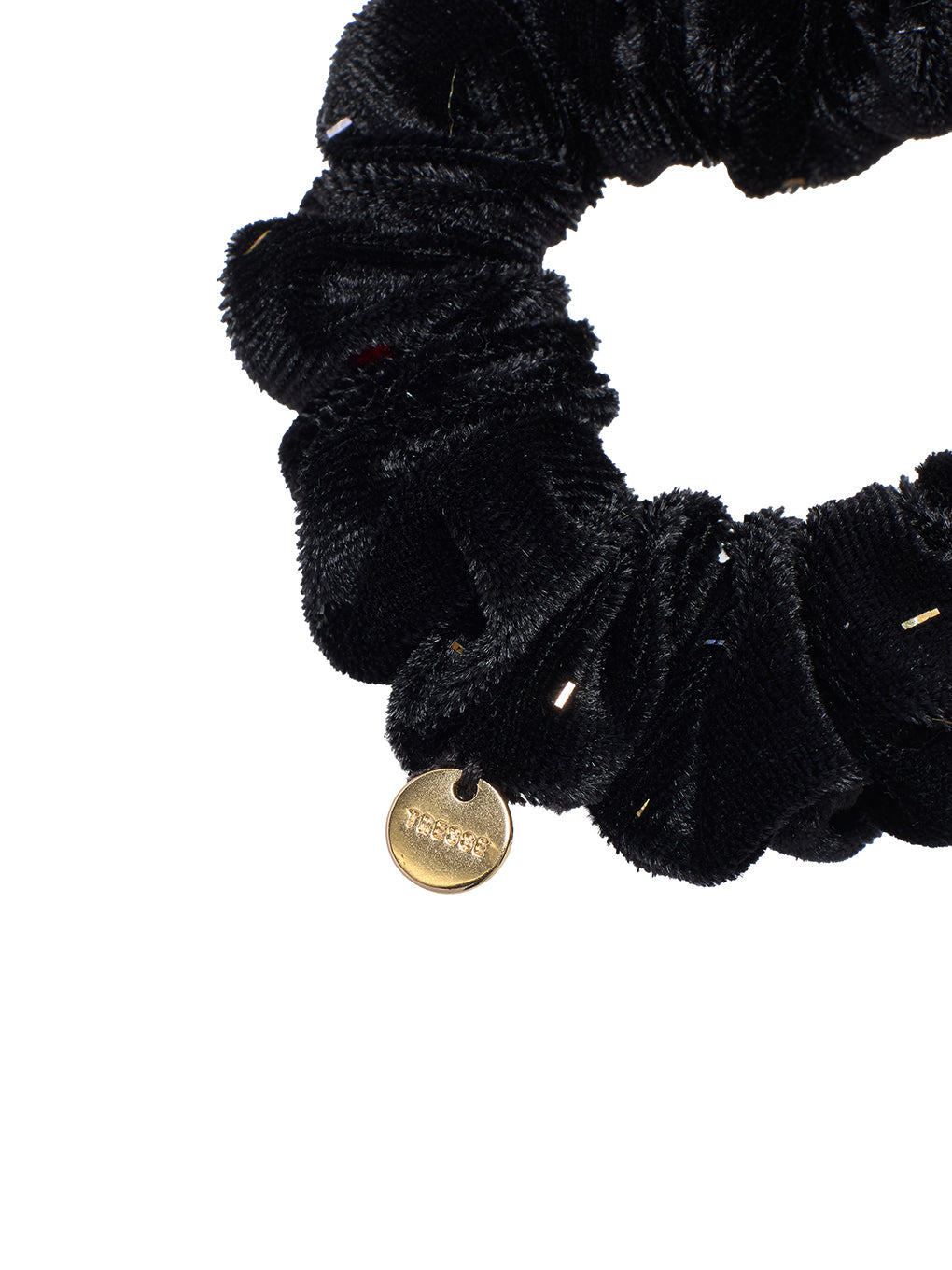 TRESSE Sparkly velour ribbon chouchou