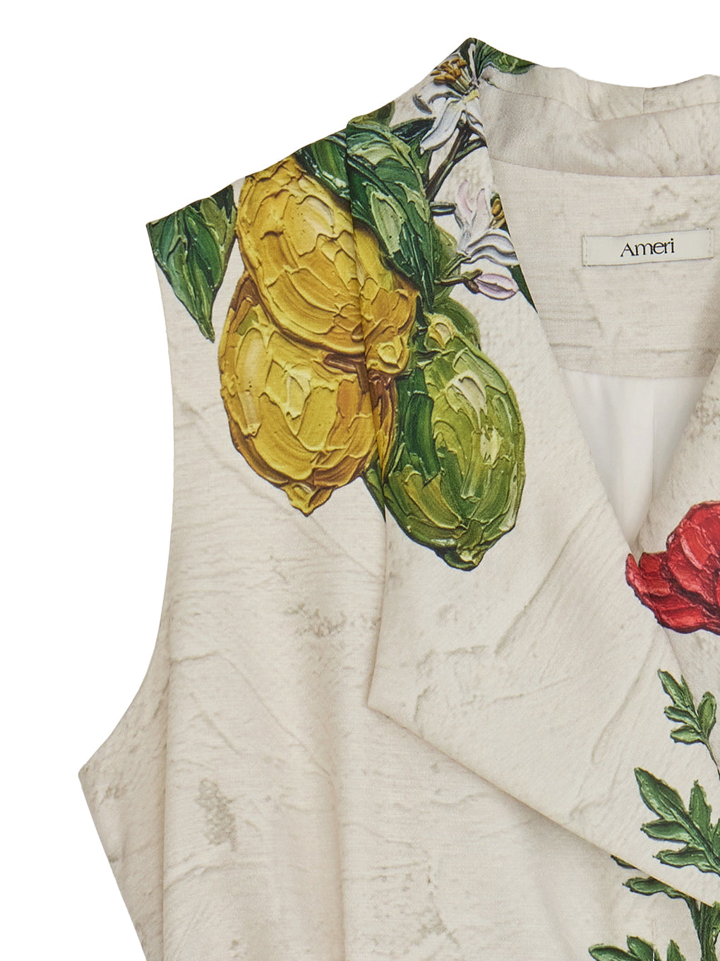 FRENCH MOTIF OIL PAINT DRESS