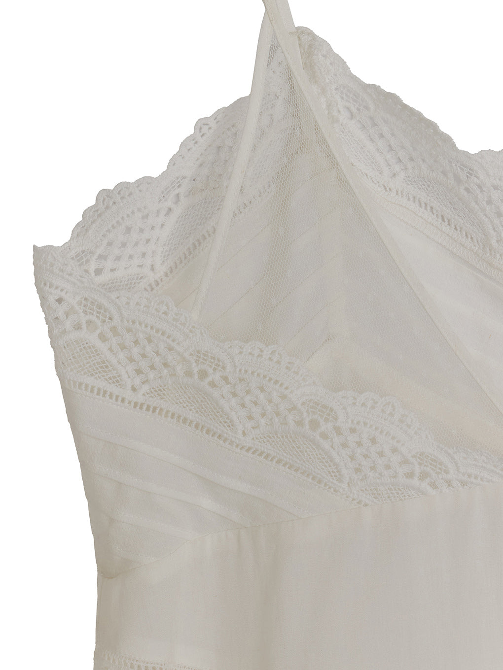 LACE MIX TUNIC CAMISOLE TOP
