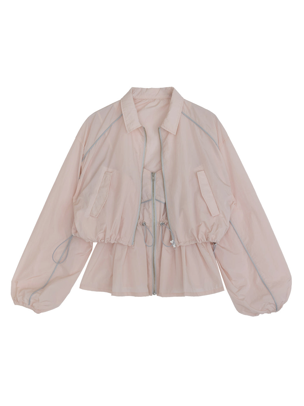 SHORT TRACK JACKET WITH BUSTIER