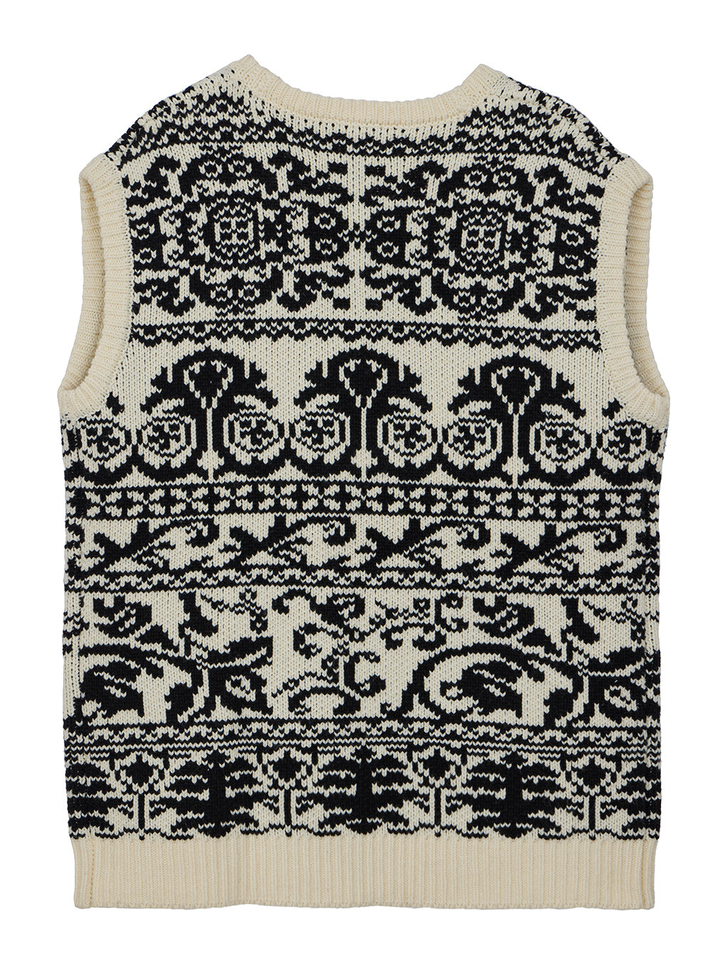 VINTAGE LIKE JACQUARD OVER VEST