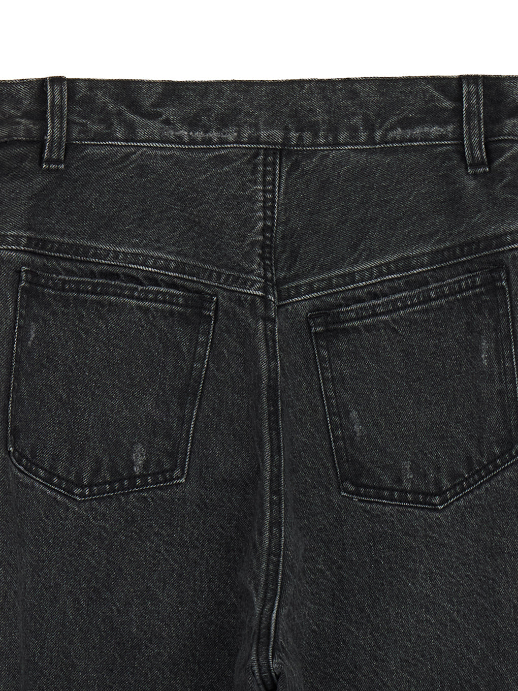 SIDE TUCK WIDE FLARE DENIM PANTS