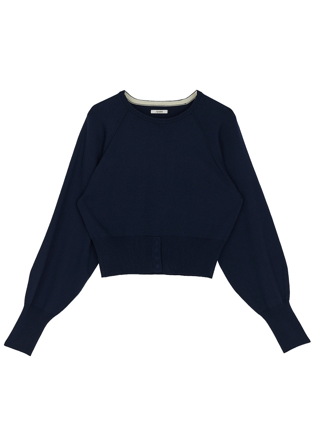 LOW BASIC WAIST STOP KNIT TOP