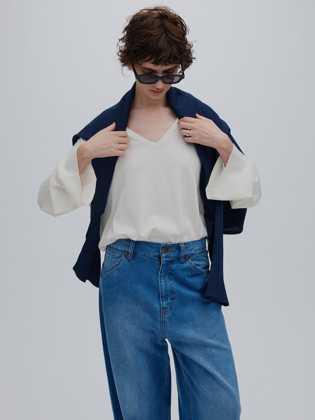 LOW BASIC 2WAY OVER KNIT TOP