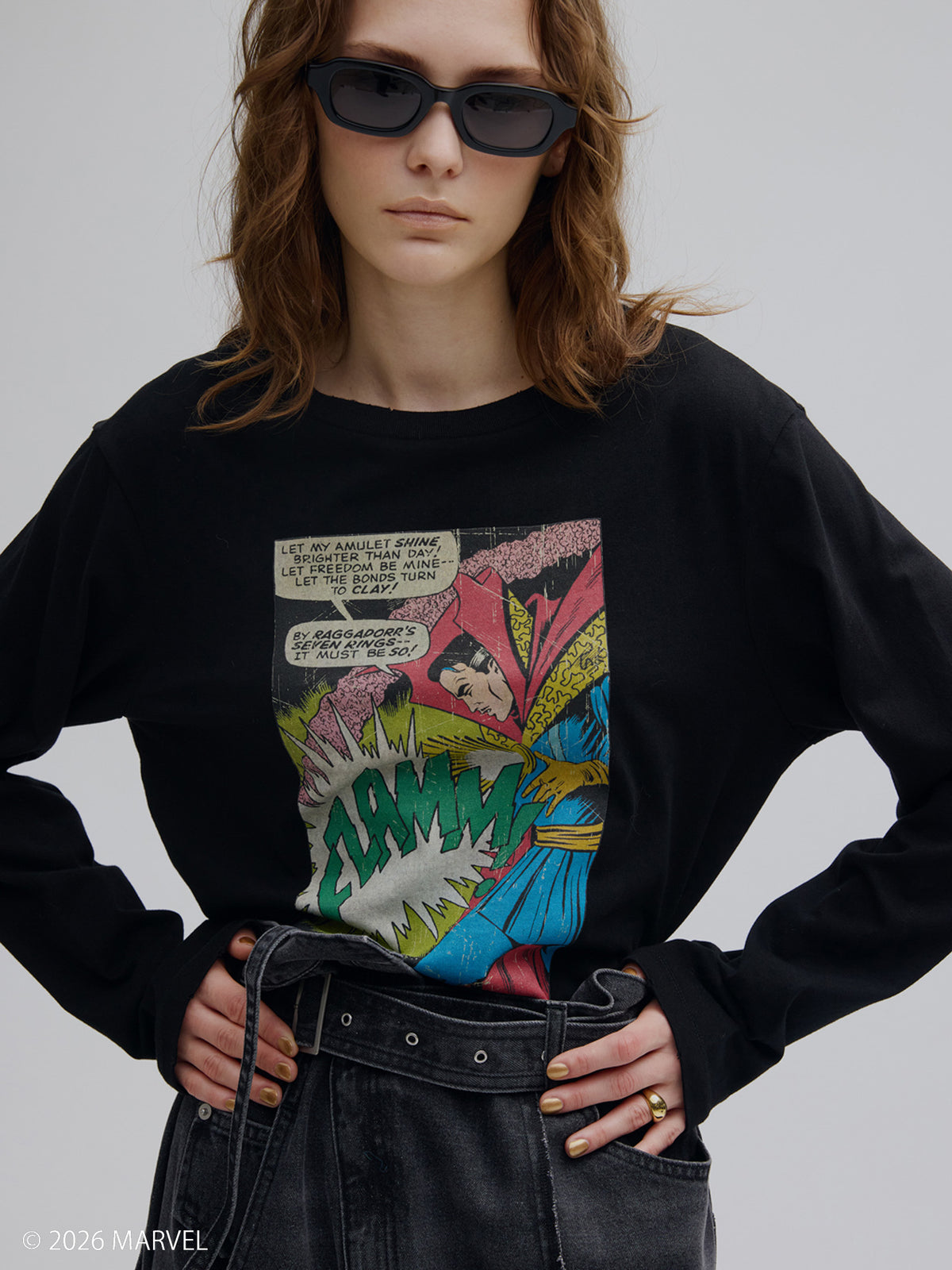 MARVEL COMIC JUST L/S TOP