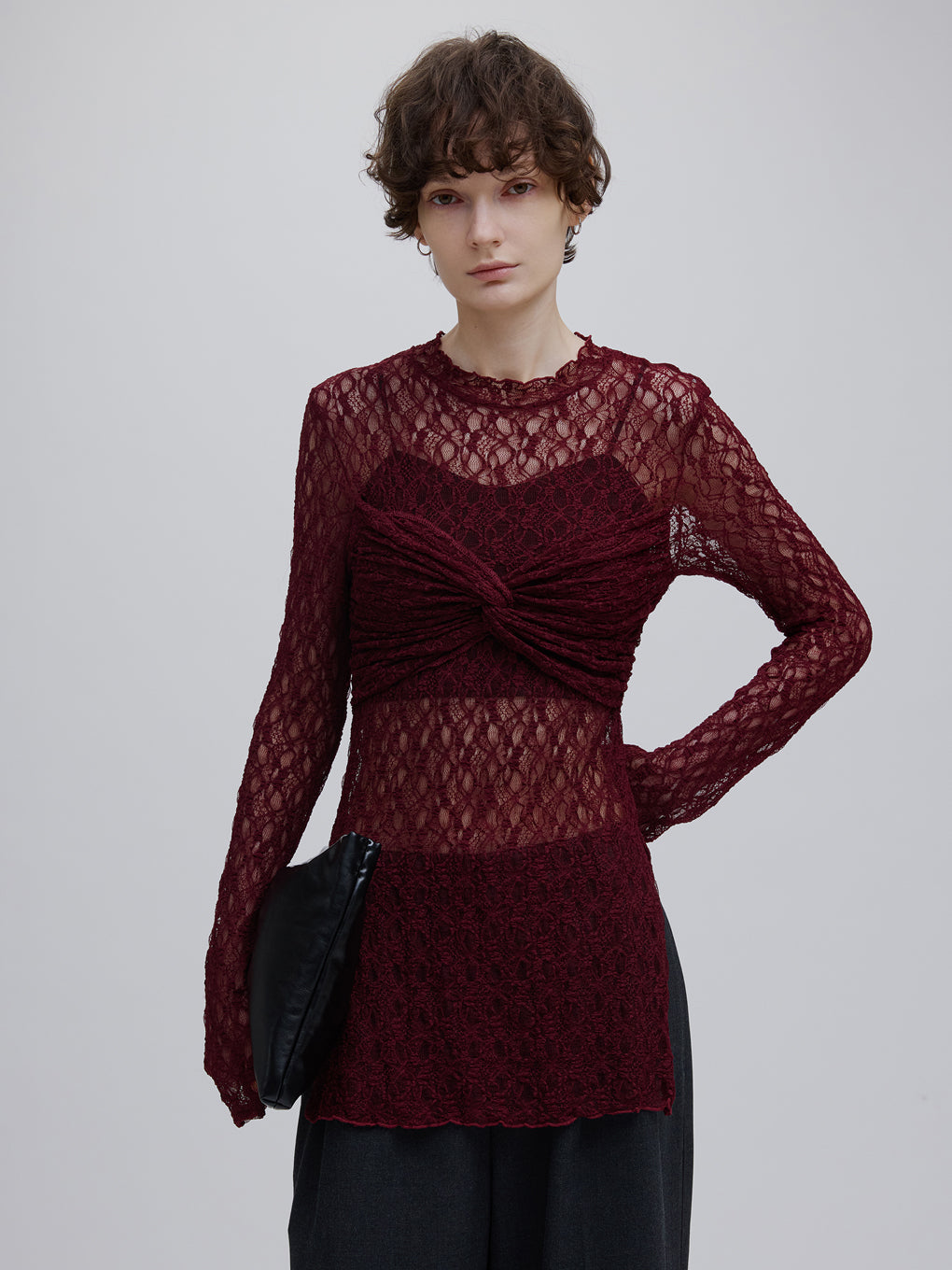 UND BARE LAYERED LIKE LACE TOP