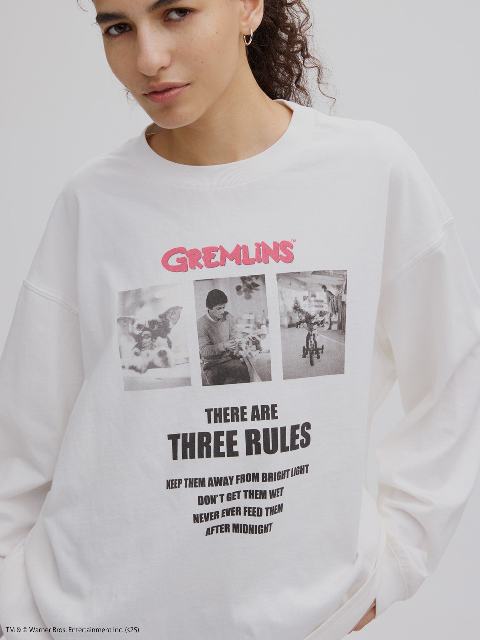 GREMLINS PHOTO PRINT LONG SLEEVE TOP