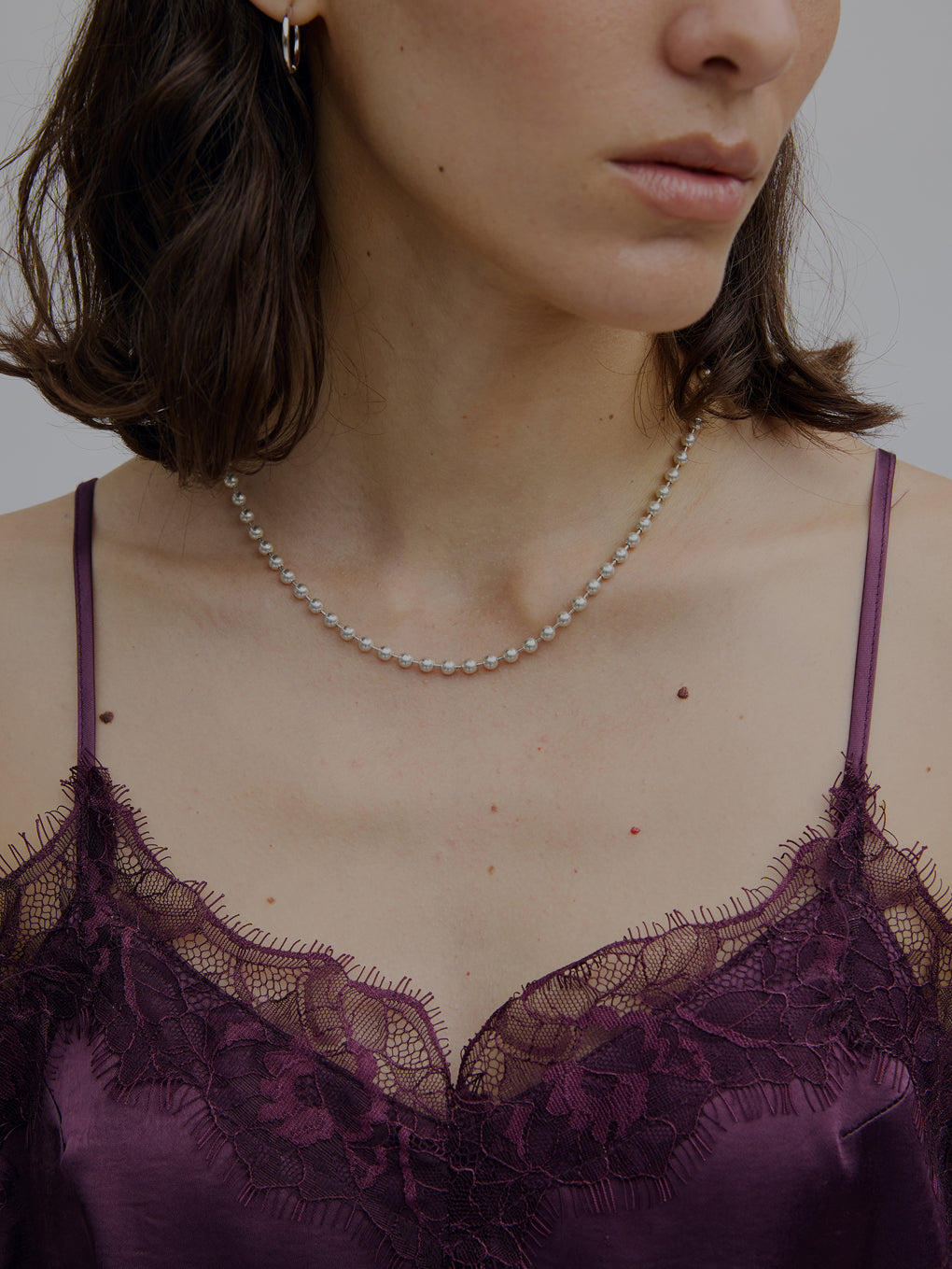 MEDI NICKEL FREE DOUBLE CHAIN PENDANT NECKLACE
