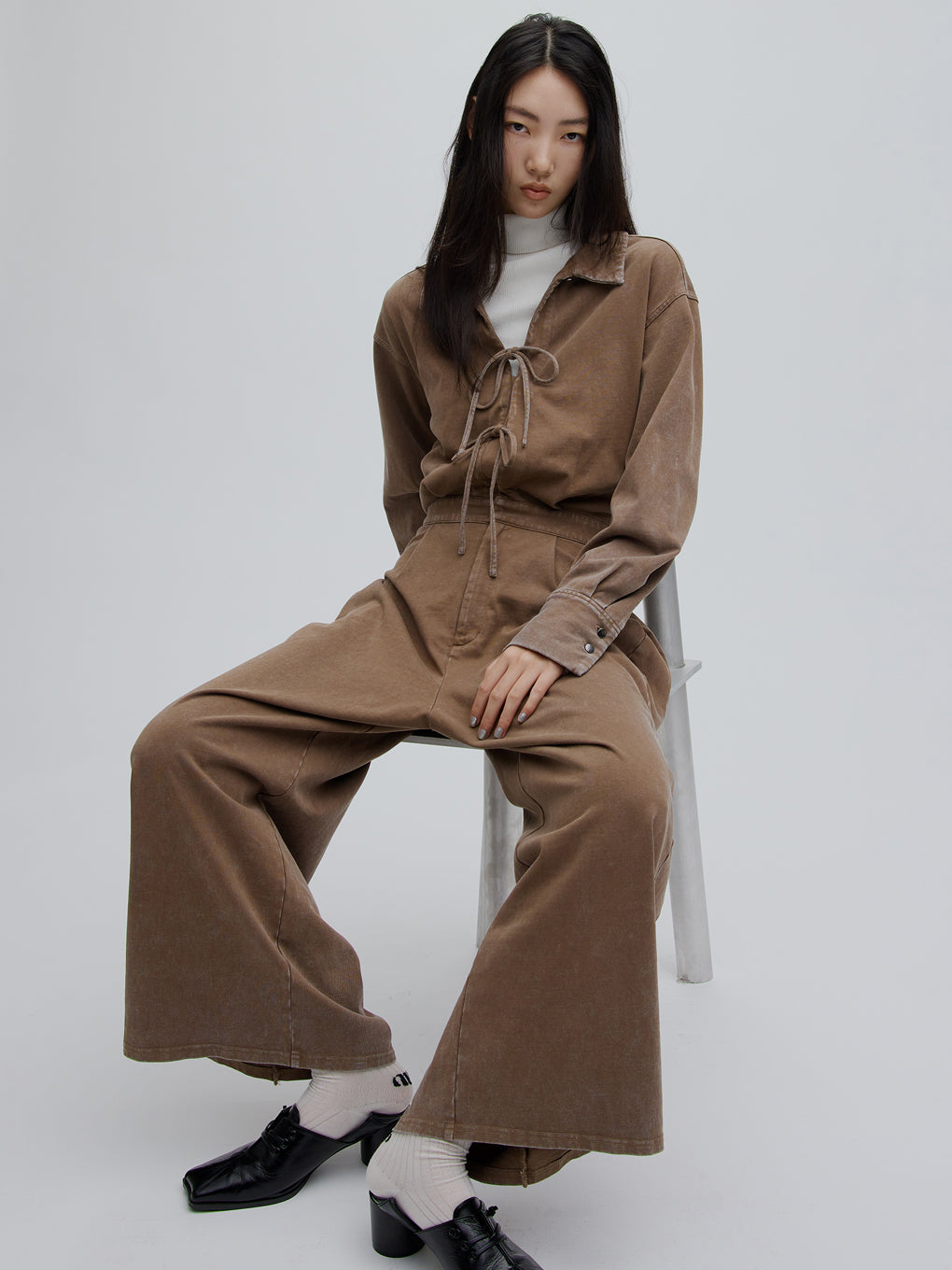 2WAY RIBBON CUT ROMPERS